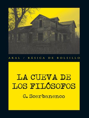 cover image of La cueva de los filósofos